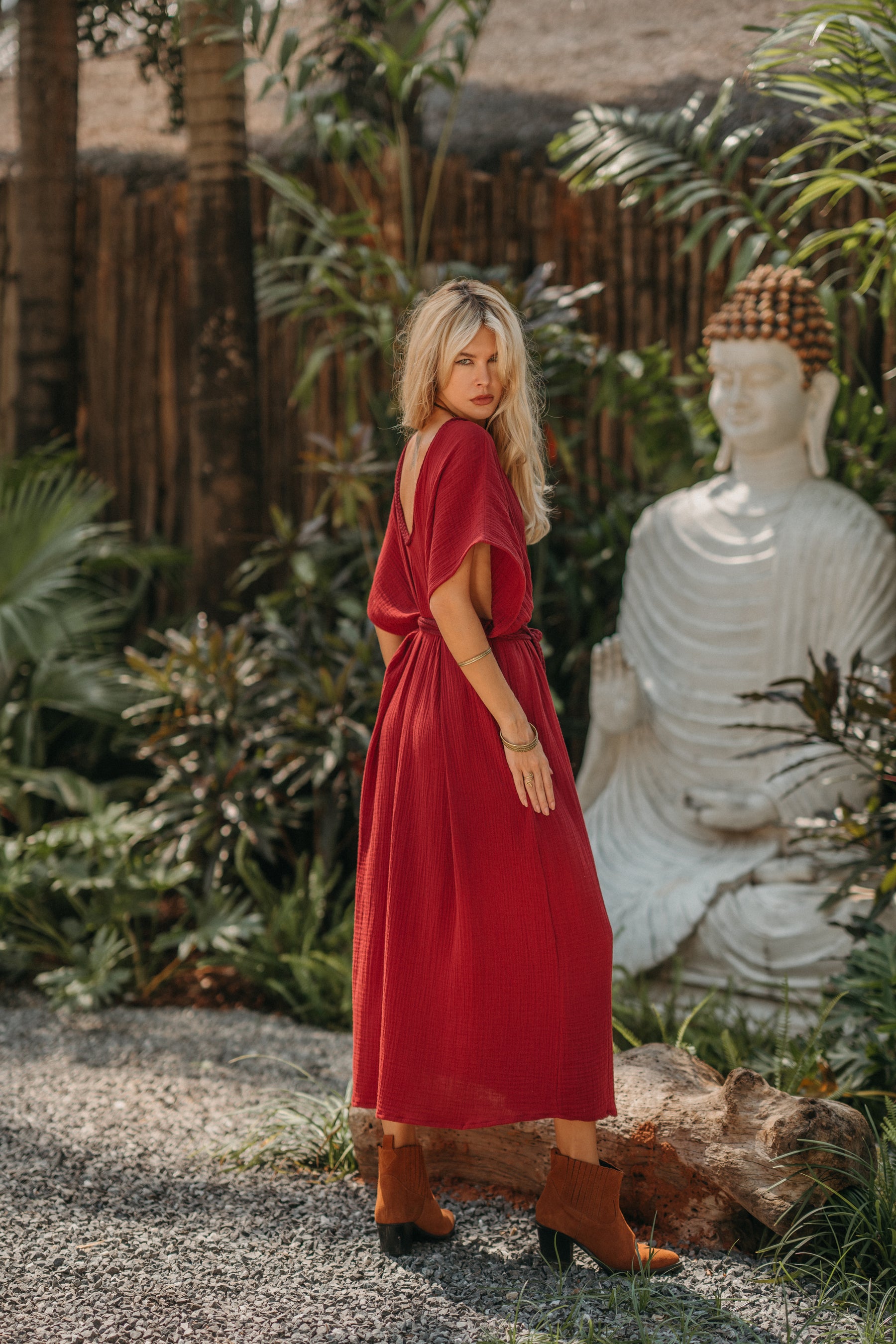 Organic cotton goddess dress