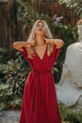 Organic cotton goddess dress