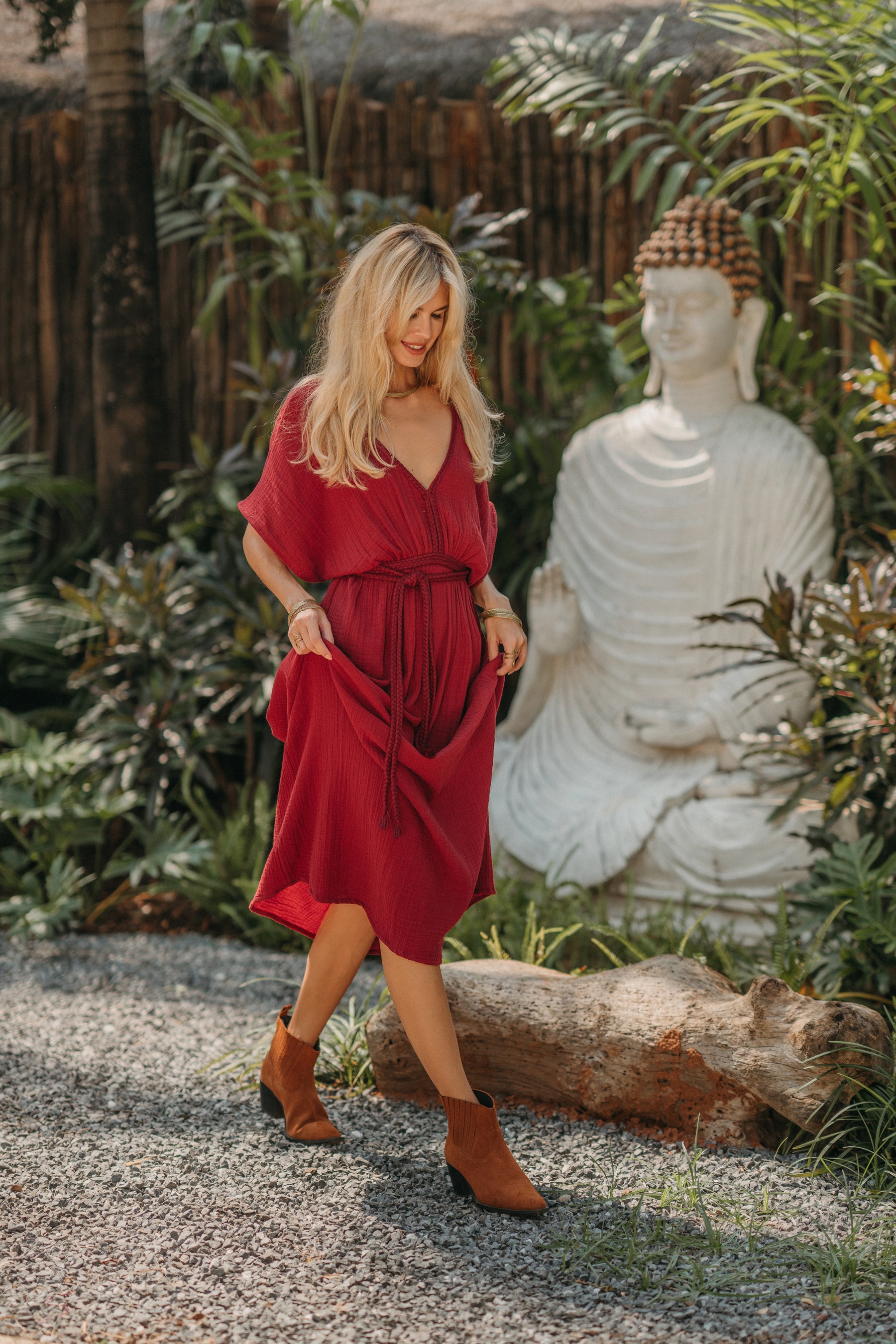 Organic cotton goddess dress