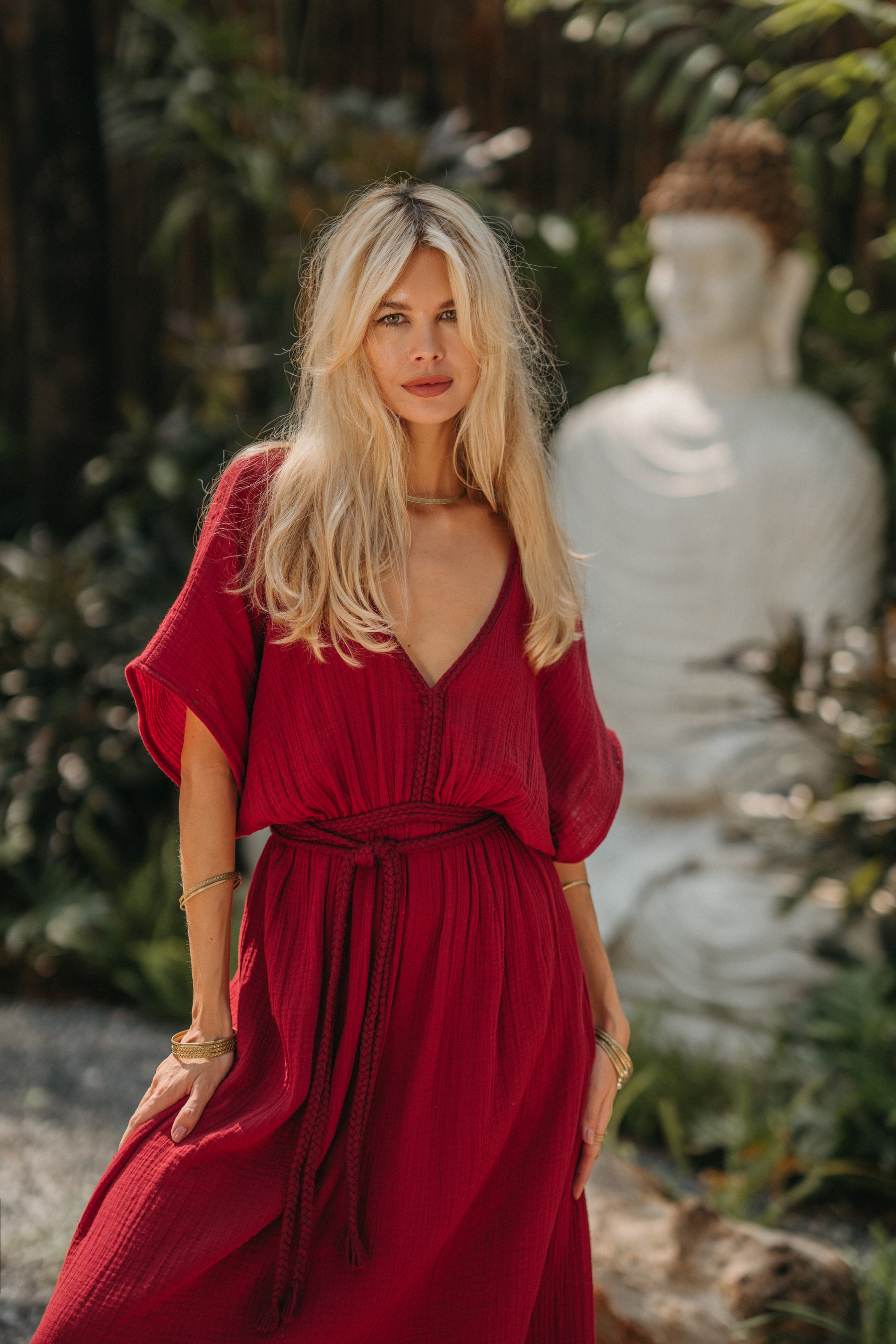 Organic cotton goddess dress