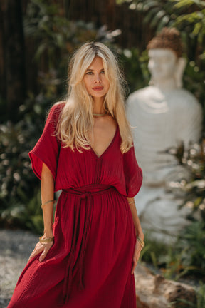 Organic cotton goddess dress