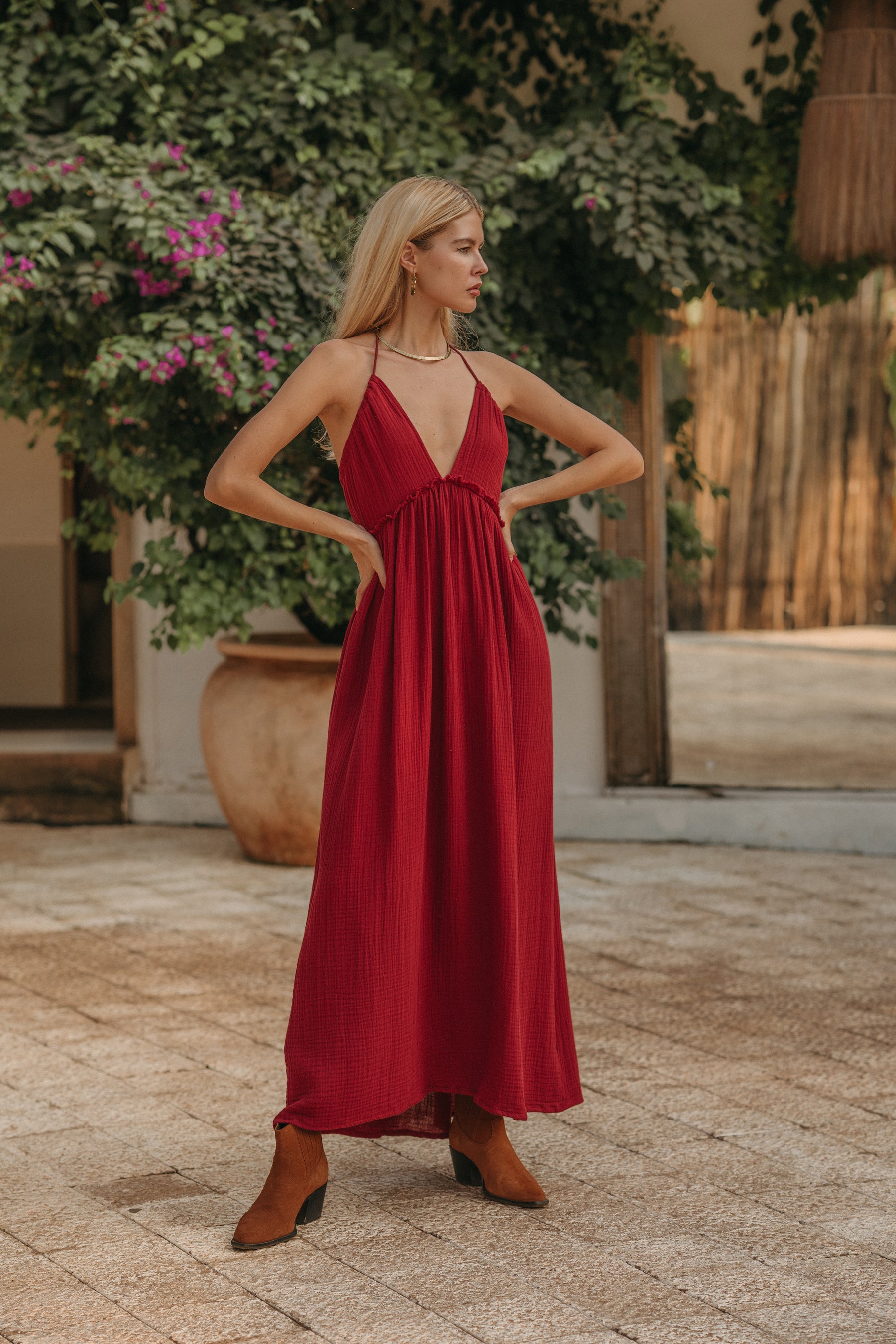 Robe longue cérémonie