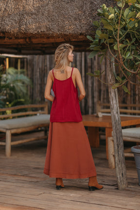 Top gaze de coton bio