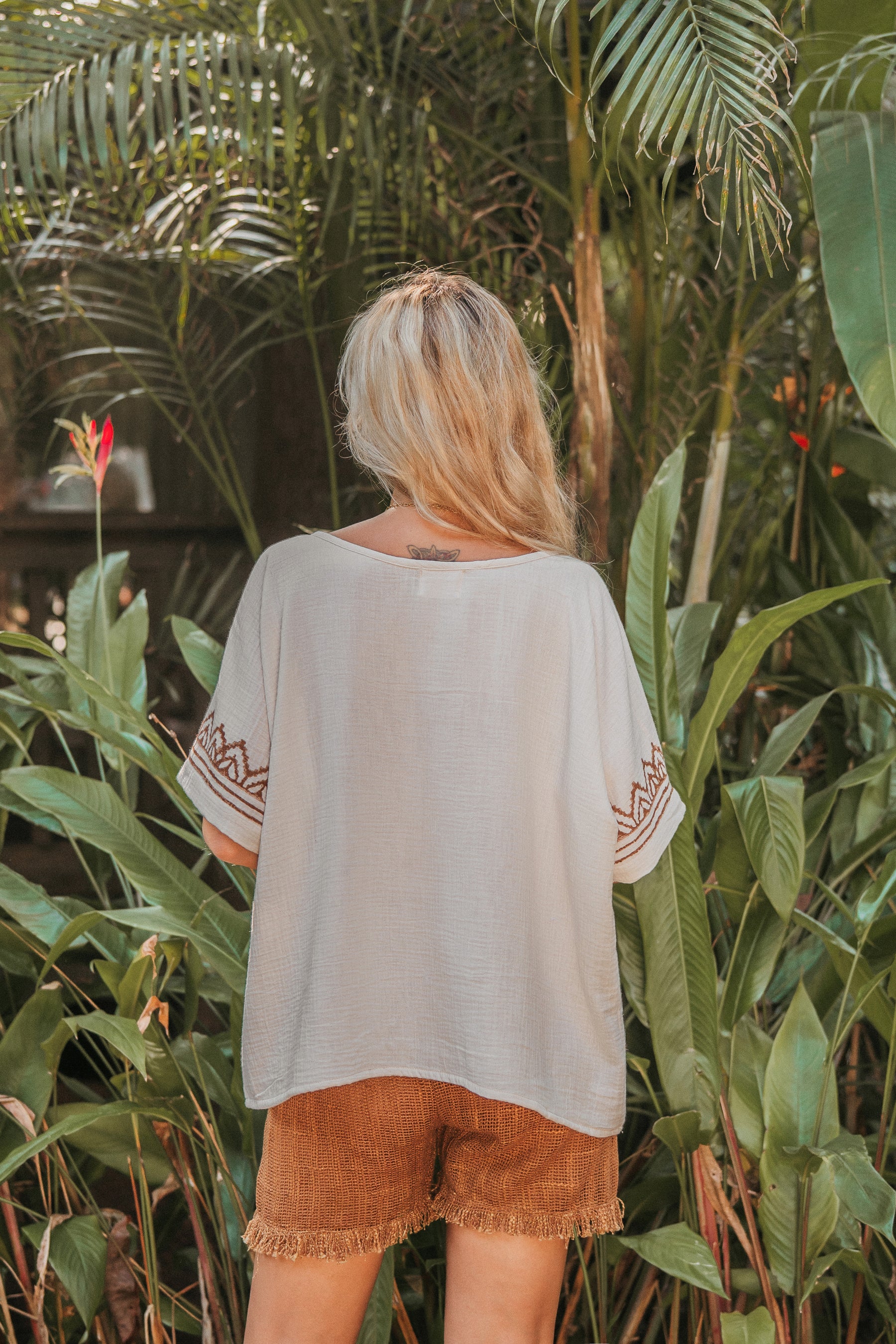 Tee shirt gaze de coton