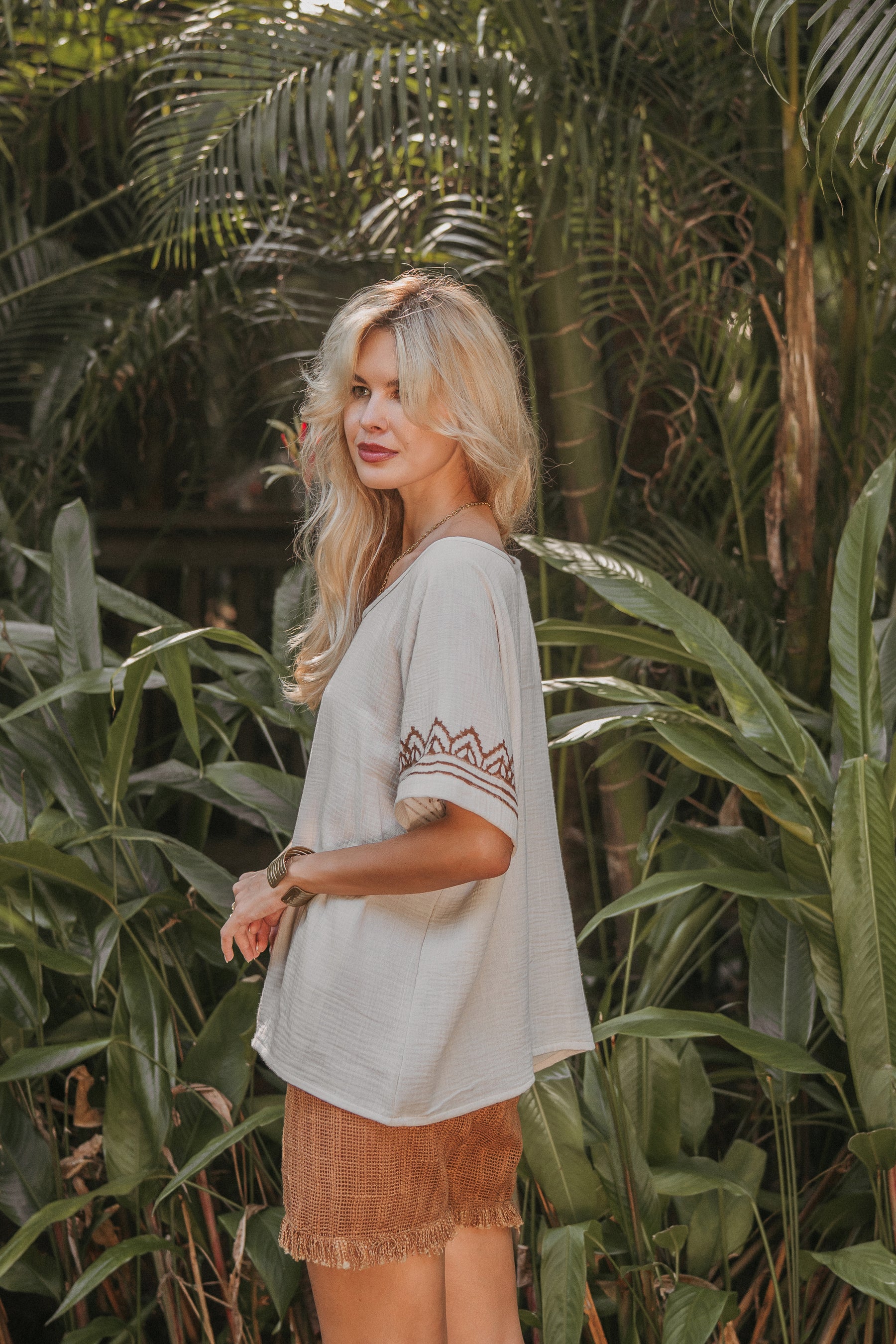 Tee shirt gaze de coton