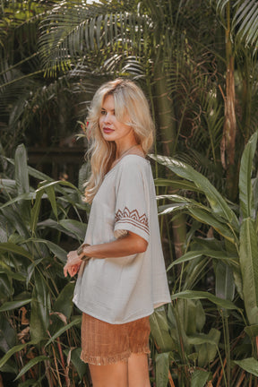 Tee shirt gaze de coton