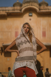 foulard block print