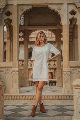Robe manche courte
