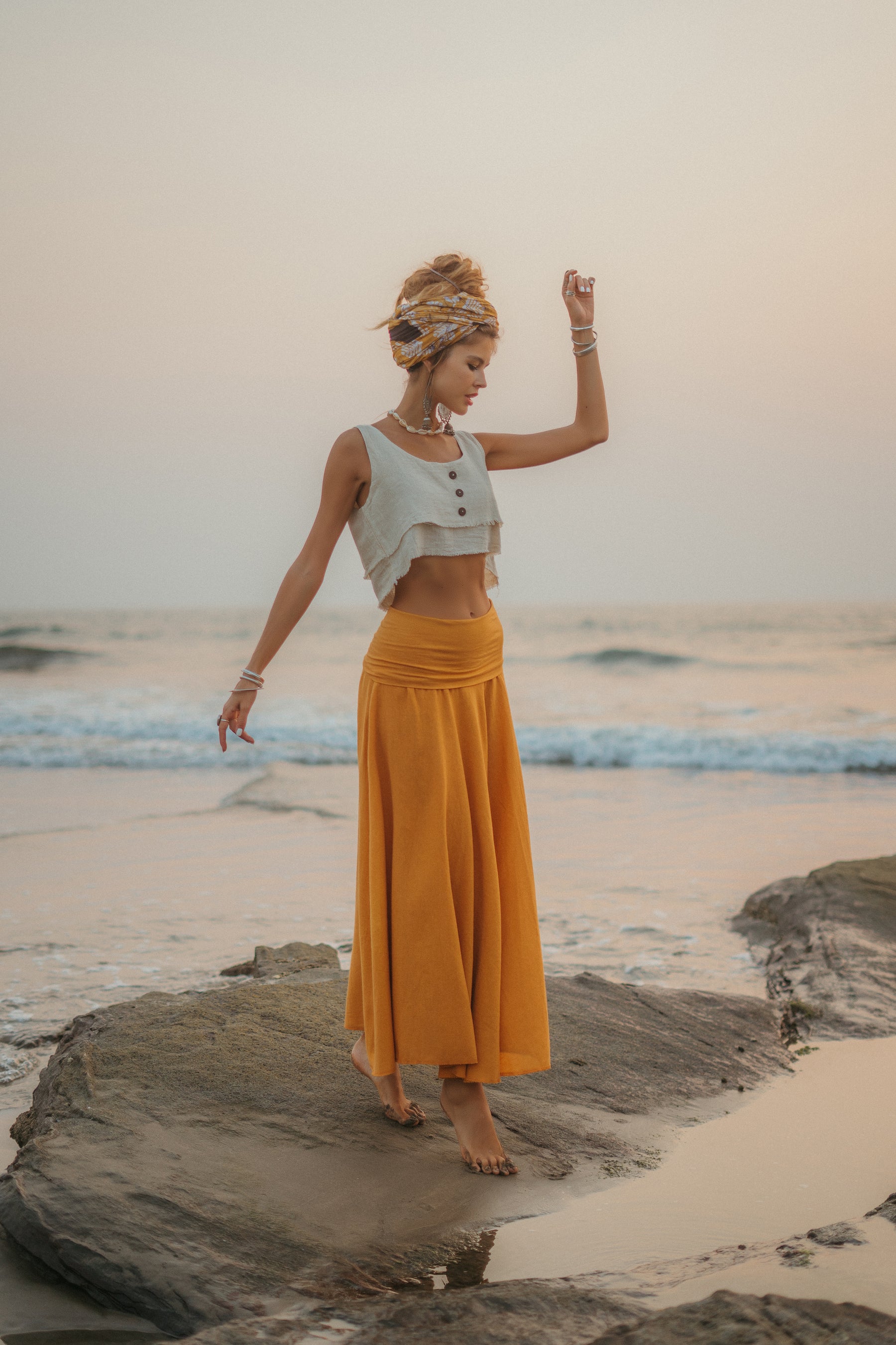 Bohemian long skirt