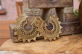 mandala earrings
