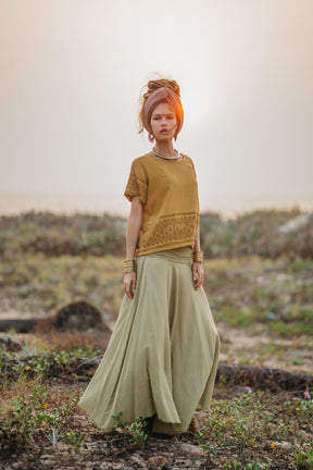 Bohemian long skirt